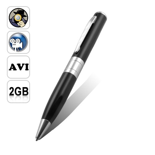 Spy Camera Pen Support Audio + Video Recording with 2GB Memory Card - Click Image to Close